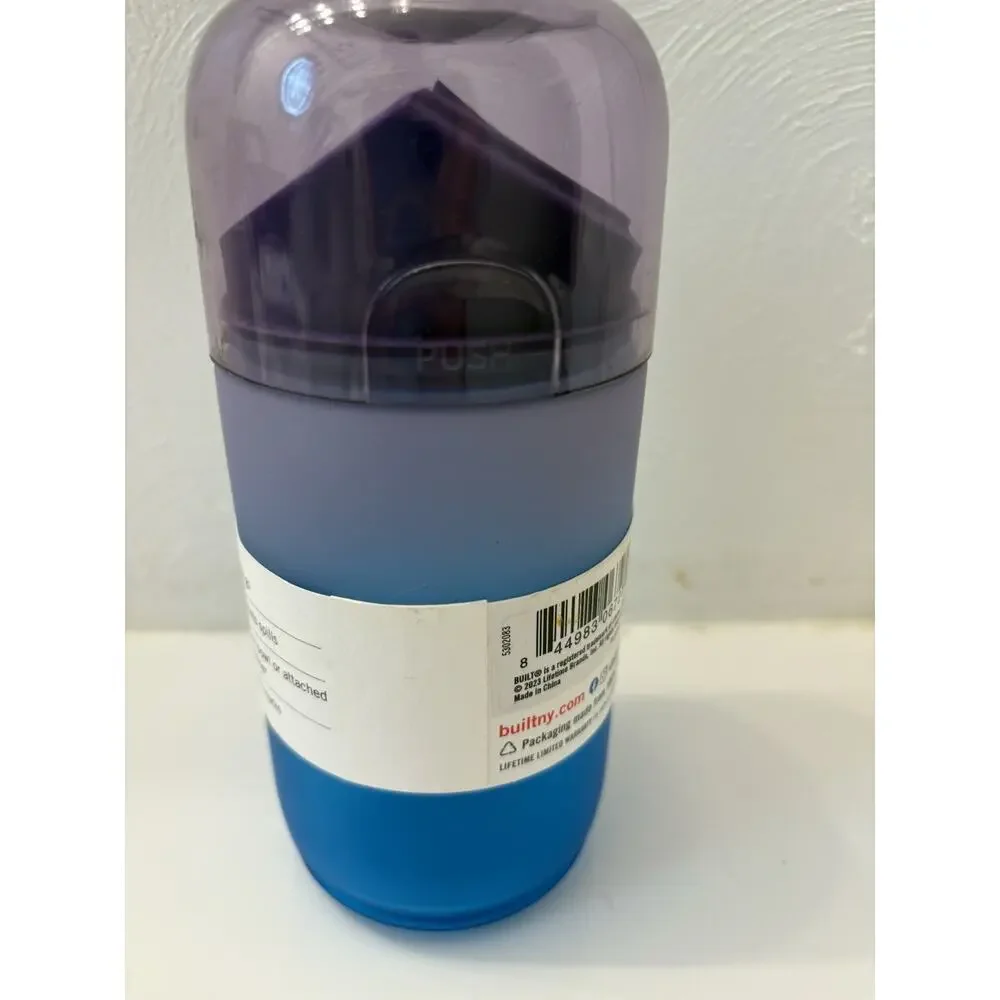 Built 12 Ounces Tidbit On The Go Snack Container with Lid/Pourer Food and Snack